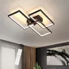ZMH LED stropní světlo černé stmívatelné s dálkovým Náhled obrázku produktu 1