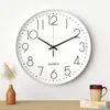 Wanduhr, 30 cm, Leises Quarzwerk, Modernes Minimalistisches Produktbild-Vorschau 8