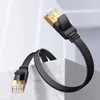 Flache CAT 7 LAN Kabel Slim RJ45 Ethernet Schwarz 1,5m bis Produktbild-Vorschau 7