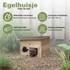 Lifetime Garden Egelhuis - Egelhuisje Waterdicht met Bodem Productafbeelding-voorbeeld 2