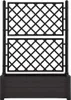 vidaXL květináč s mříží 100x43x142 cm PP antracitový Náhled obrázku produktu 4
