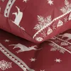 EUROFIRANY | Weihnachtsbettwäsche - rot creme - 140 x 200 Produktbild-Vorschau 4