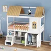 okwish Etagenbett Stockbett 90x200cm mit Kleiderschrank und Produktbild-Vorschau 2