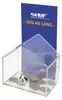 Spendenbox Haus Acryl, 13,8 x 9 x 12,5 cm, HMF 46911 Produktbild-Vorschau 3
