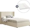 Juskys Polsterbett Savona 120x200 cm mit Matratze - Bett Produktbild-Vorschau 1