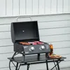 Outsunny Gasgrill BBQ Tischgrill 2 Brennern Camping Grill Produktbild-Vorschau 2