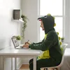 Pyjama Onesie Kigurumi Kostüm für Erwachsene Grün Produktbild-Vorschau 6