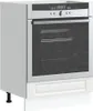 vidaXL Armoire pour cuisinière Porto Blanc Matériau dérivé Voir les images du produit 2