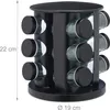 Relaxdays Carosello delle spezie con 12 barattoli, incl. Anteprima dell’immagine prodotto 4