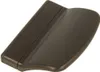 A brown plastic balcony door pull handle is shown against a white background. Produktbild-Vorschau