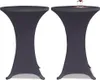 vidaXL Napínacie návleky na stôl 4 ks 70 cm antracit Náhľad obrázku produktu 1