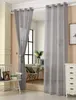 WOLTU 2er-Set Gardinen transparent mit Ösen Leinen Optik, Produktbild-Vorschau 1