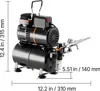 SucceBuy set aerografo 1/6 hp con compressore e serbatoio, Anteprima dell’immagine prodotto 8