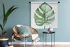 MuchoWow® Wandteppich Wandbehang Aquarell - Monstera - Produktbild-Vorschau 5