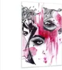 Bilder auf glas - Einteilig - Frauen Gesichter Augen Produktbild-Vorschau 1