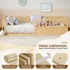 Letto per bambini in legno massello, modello a terra, Anteprima dell’immagine prodotto 4