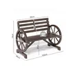 Banc de jardin BEALIFE 2 places 102 x 56 x 79 cm en bois Voir les images du produit 6