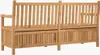 Panchina da giardino 180 x 60 x 90 cm Legno di teak solido Anteprima dell’immagine prodotto 7