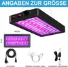 88W 2500lm lampa na rastliny Led plné spektrum vnútorných Náhľad obrázku produktu 5
