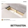 VENASI Ecksofa mit Schlaffunktion Luna L, Schwarz Cordstoff Produktbild-Vorschau 20