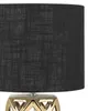 BELIANI Stolná lampa zlatý keramický podstavec 71 cm čierne Náhľad obrázku produktu 8