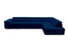 A dark blue sectional sofa is shown against a white background. Produktbild-Vorschau