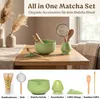 Matcha Set (7 Teilig) Matcha Schale mit Besen, Sieb, Löffel Produktbild-Vorschau 6