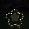 Gartenstecker mit LED "Blume" H30cm Eisen batteriebetrieben Produktbild-Vorschau 3
