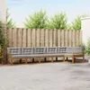 vidaXL Outdoor-Sofagarnitur mit Kissen 6 pcs Natürlich und Produktbild-Vorschau 2