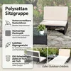 Mucola sedací souprava polyratan lounge zahradní set 2 Náhled obrázku produktu 11