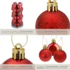 tectake® Weihnachtskugeln 24er-Set in Rot Durchmesser 4 cm Produktbild-Vorschau 5