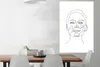 MuchoWow® Poster Strichzeichnung - Frau - Gesicht 80x120 cm Produktbild-Vorschau 2