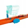 A toy car track with a car on it and an ice-themed accessory. Náhled obrázku produktu