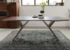 MASSIVMOEBEL24 | Table à manger 160x90 Acacia laqué Gris Voir les images du produit 3