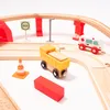 Aga4Kids Holz-Eisenbahnset 32 Teile DS5643 Produktbild-Vorschau 4