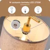 Lampa stojąca EDISHINE do salonu, złota, lampa łukowa z Podgląd zdjęcia produktu 5