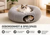 Katzen Tunnel Bett Katzenhöhle Kuschelbett Katzenhaus Höhle Produktbild-Vorschau 3