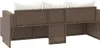 vidaXL Garten-Lounge-Set Braun Poly Rattan Produktbild-Vorschau 6