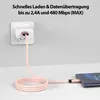 USB-C Kabel Nylon Schnell Ladekabel Datenkabel für Samsung Produktbild-Vorschau 2