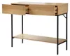 CALICOSY - Console 2 Tiroirs 1 TabletteReproduction Bois Voir les images du produit 4