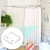 8 Stück Duschvorhang-Clips Selbstklebende Produktbild-Vorschau 2