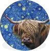 MuchoWow® Aluminium Wandkreis Van Gogh - Sternennacht - Produktbild-Vorschau 1