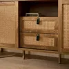 Sideboard mit 2 Türen und 2 Schubladen, mit Rattanfronten, Produktbild-Vorschau 4