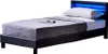 HOME DELUXE - LED Bett Astro - Dunkelgrau, 90 x 200 cm - Produktbild-Vorschau 1