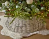 Weihnachtsbaumrock aus Weide 57x28cm 1 Stück Grau gebleicht Produktbild-Vorschau 3