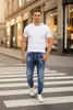 Reslad Used Look Jeans-Herren Slim Fit Jogging-Hose RS-2073 Produktbild-Vorschau 3