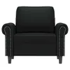 Sessel Schwarz 60 cm Kunstleder Produktbild-Vorschau 3