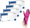 Nitrilhandschuhe pink M p.-fr, 100er Pkg. Produktbild-Vorschau 2