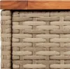 vidaXL Zahradní stolek dřevěný béžový 58x27,5x55 cm Poly Náhled obrázku produktu 7