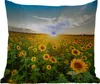 MuchoWow® Outdoor Kissen - Sonnenuntergang - Blumen - Produktbild-Vorschau 1